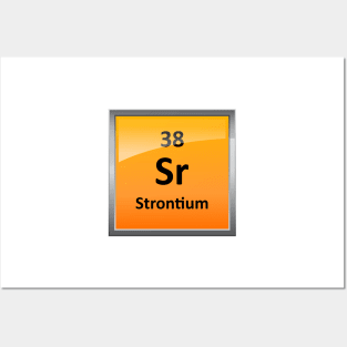 Strontium Element Symbol - Periodic Table Posters and Art